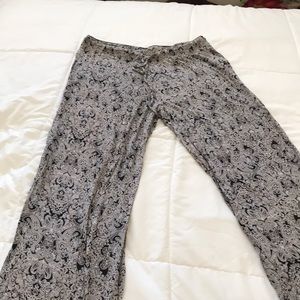 Cynthia Rowley paisley pajama/lounge pant size M